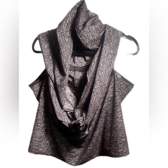 Lululemon Vinyasa grey Black yoga customizable lightweight stretch wrap shrug OS - Picture 3 of 3
